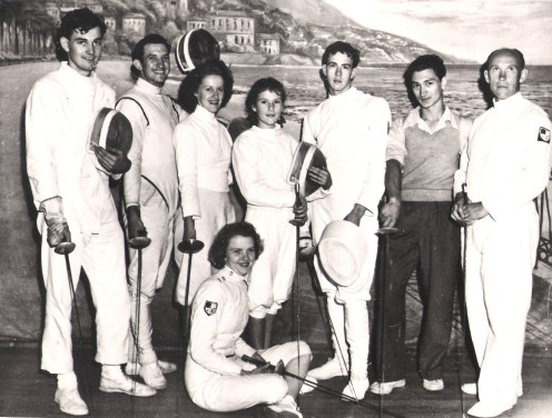 G-Blades Fencing Club Members Kurilpa-Hall. West End Early Days QLD Fencing. Denise O'Brien 13 Future Olympian