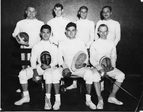 circa. 1950 A Queensland Fencing Group
