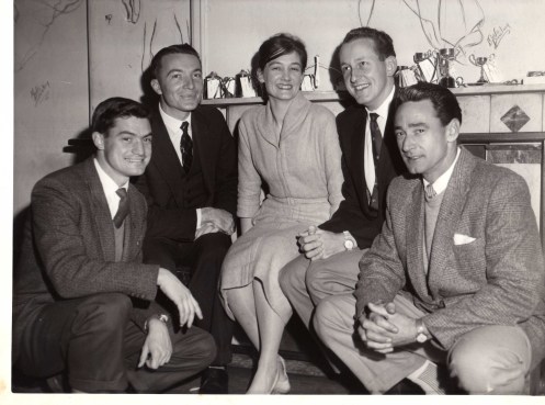 L-R: David McKenzie, Brian McCowage, Kate Baxter, Ivan Lund, Keith Hackshall