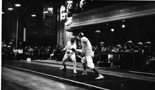 Christian D'Oriola fencing Raymond Paul