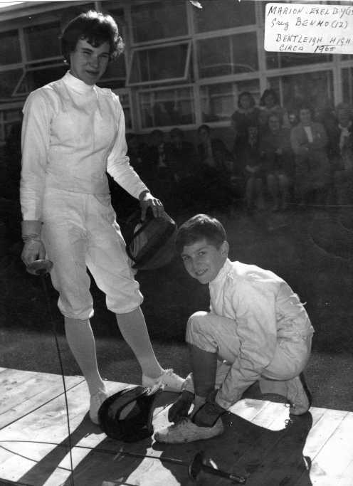 L-R: Marion Exelby, Greg Benko