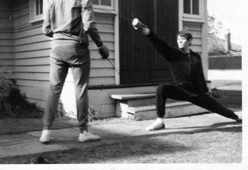 Barry Wasley training with Coach O'Brien