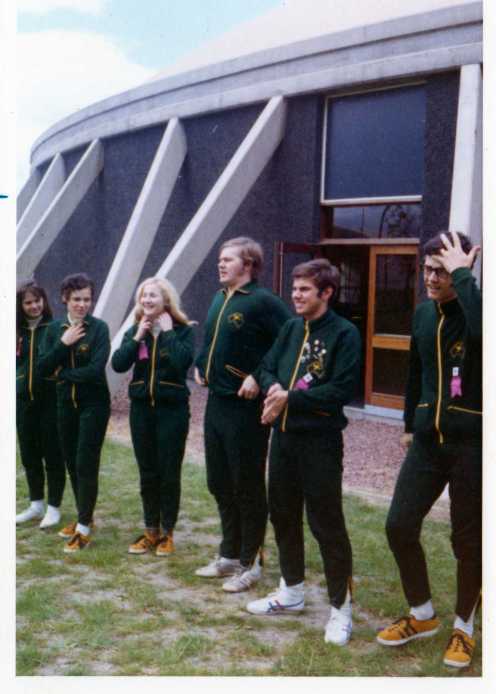 Team Members Relaxing at Games