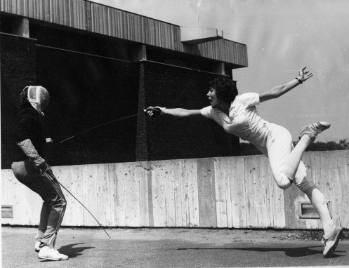 Work out with Maitre O'Brien (Left) and Frances Sloan (Right)