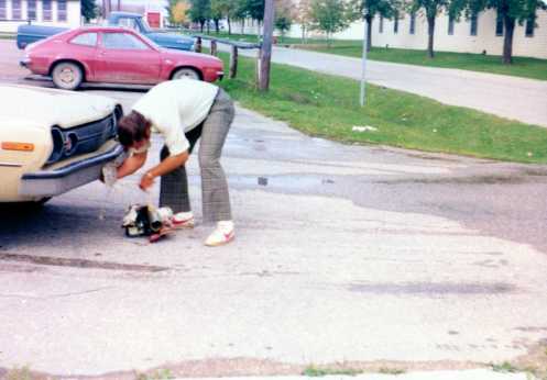 Claude Sequen undoing the booty