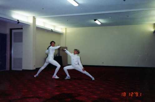 Fencers at Sunshine Coast