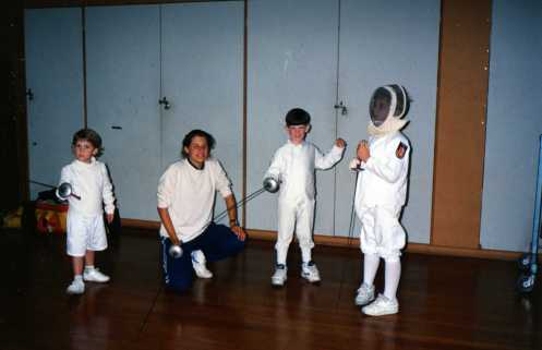 Vivienne Stettner coaching midgets
