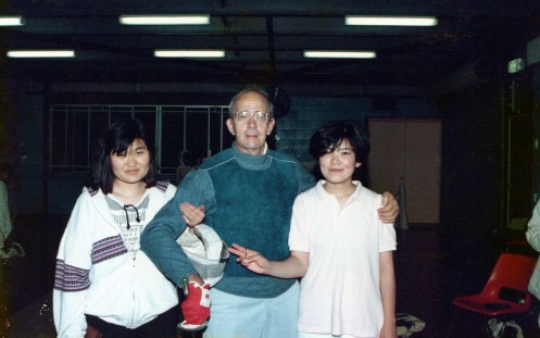Visiting Japanese Fencers